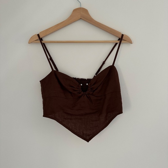 Reformation Sansa Linen Top - Picture 3 of 5